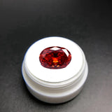 15.0Ct Oval Cut Orange Red Ruby Gemstone