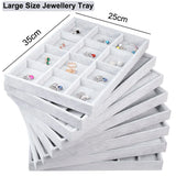 Large Velvet Jewelry Storage Tray Display Box