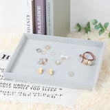 Large Velvet Jewelry Storage Tray Display Box