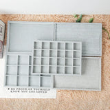 Large Velvet Jewelry Storage Tray Display Box