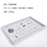 Large Velvet Jewelry Storage Tray Display Box