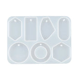 6-Cavity Jewelry Silicone Mold for Polymer Clay Epoxy Crafting