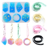 6-Cavity Jewelry Silicone Mold for Polymer Clay Epoxy Crafting