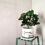 6 inch Round Concrete Flower Pot Silicone Mold DIY