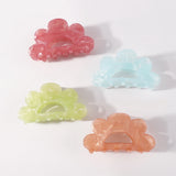 Marble Print Acrylic Hairpins Hair Clip Crab Hair Claws Women Girl Accessories