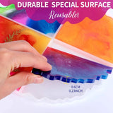 Agate Coaster Resin Mold, 4 Patterns, Irregular Edge, Thick