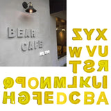 Large Alphabet Ornaments Resin Mold A-Z Letters Silicone Mold