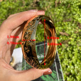 Large Ethiopian Bracelet, Golden Cuff, Unisex, Party Gift Jewelry