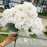 Large Artificial Hydrangea Macrophylla Bridal Bouquet Decoration