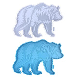 Large Bear Resin Moulds Halloween Decorations Silicone Casting Gadget