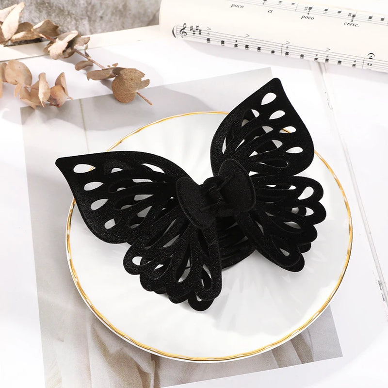 Butterfly Hair Clips Hollow Out Shark Claw Clip Women Hair Accessories