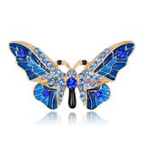 Butterfly Crystal Pin Brooch Women Party Banquet Rhinestone Pins AL278