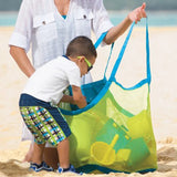 Large Capacity Mesh Bag Children Toys Portable Rope Storage Bags