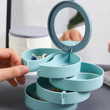 Large Capacity Jewelry Box 4-Layer Storage