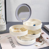 Large Capacity Jewelry Box 4-Layer Storage