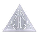 Triangle Wall Clock Resin Mold Large Size for Epoxy Crafts