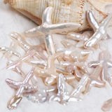 Large Cross Shape Natural Freshwater Pearl Beads