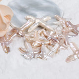 Large Cross Shape Natural Freshwater Pearl Beads