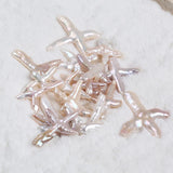 Large Cross Shape Natural Freshwater Pearl Beads