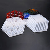 Hexagonal Cup Pad Silicone Mold for Jewelry DIY