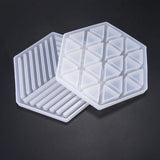 Hexagonal Cup Pad Silicone Mold for Jewelry DIY