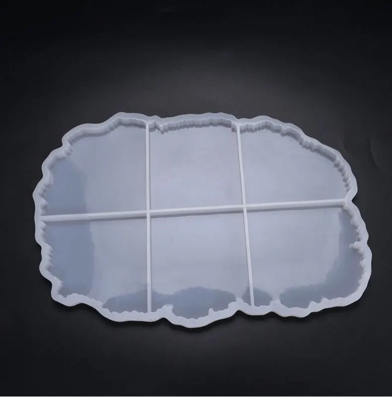 Wave Table Mold Tray Set for Large Cup, 6-in-1, Silicone Mold