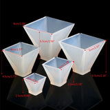 Large DIY Pyramid Resin Mold Set - Big Silicone Pyramid Molds Jewelry