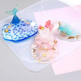 Cloud Shape Silicone Coaster Resin Molds Flower UV Epoxy Resin Mould