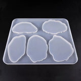 Cloud Shape Silicone Coaster Resin Molds Flower UV Epoxy Resin Mould