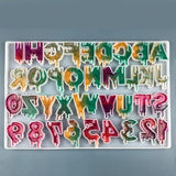 Alphabet Epoxy Resin Mold Keychain Craft Silicone DIY Jewelry Pendant