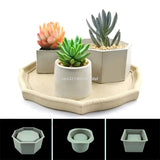 Large Flower Pot Silicone Mold DIY Succulents Concrete Flower Pot Vase Plaster