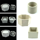Large Flower Pot Silicone Mold DIY Succulents Concrete Flower Pot Vase Plaster