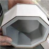 Large Flower Pot Silicone Mold for DIY Hexagonal Concrete Mold