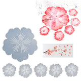 Resin Coaster Molds Large Flower Shape Silicone Tray