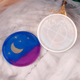 Large Flower Resin Coaster Molds Silicone Tray DIY Geode Platter Epoxy Crafts