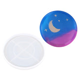Large Flower Resin Coaster Molds Silicone Tray for DIY Geode Agate Platter