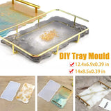 Fruit Tray Mold Tea Tray Silicone Mold Set