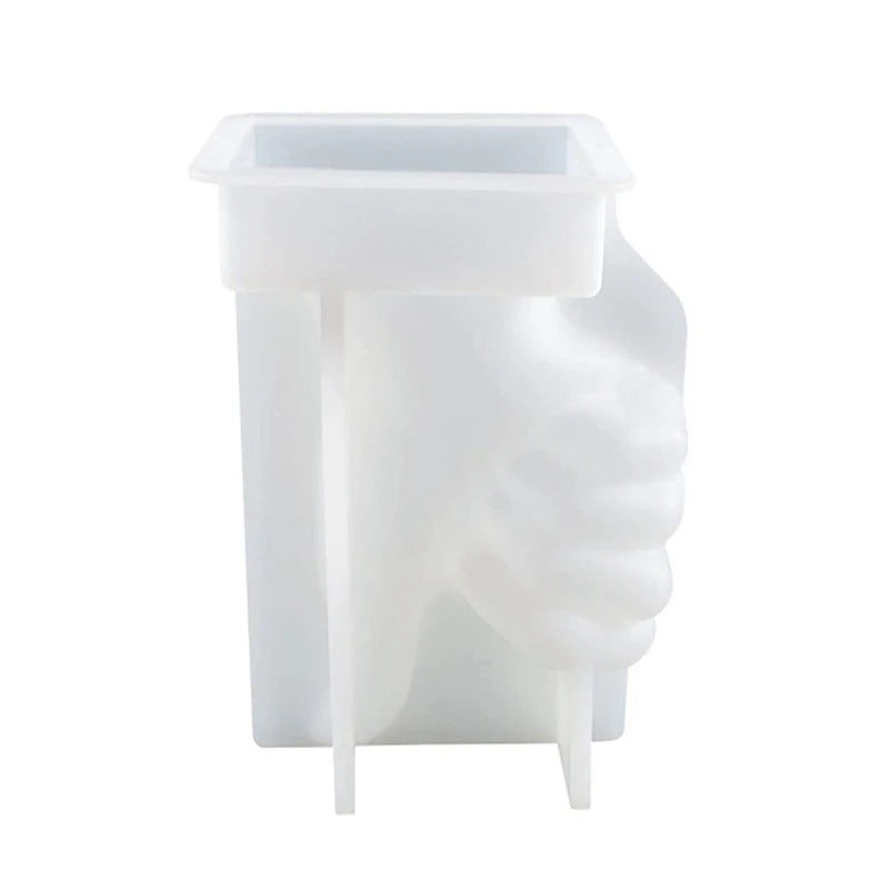 Large Gesture Candle Mold, Home Decor Silicone Mold for DIY Table Decor