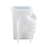 Large Gesture Candle Mold, Home Decor Silicone Mold for DIY Table Decor