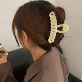 Large Hair Claw Hair Clips Soild Colors Hair Claw Girls Hair Accessories