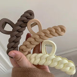 Large Hair Claw Hair Clips Soild Colors Hair Claw Girls Hair Accessories