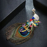Large Hole Goose Feather Chest Pin Water Separator Chest Flower Coat Clip