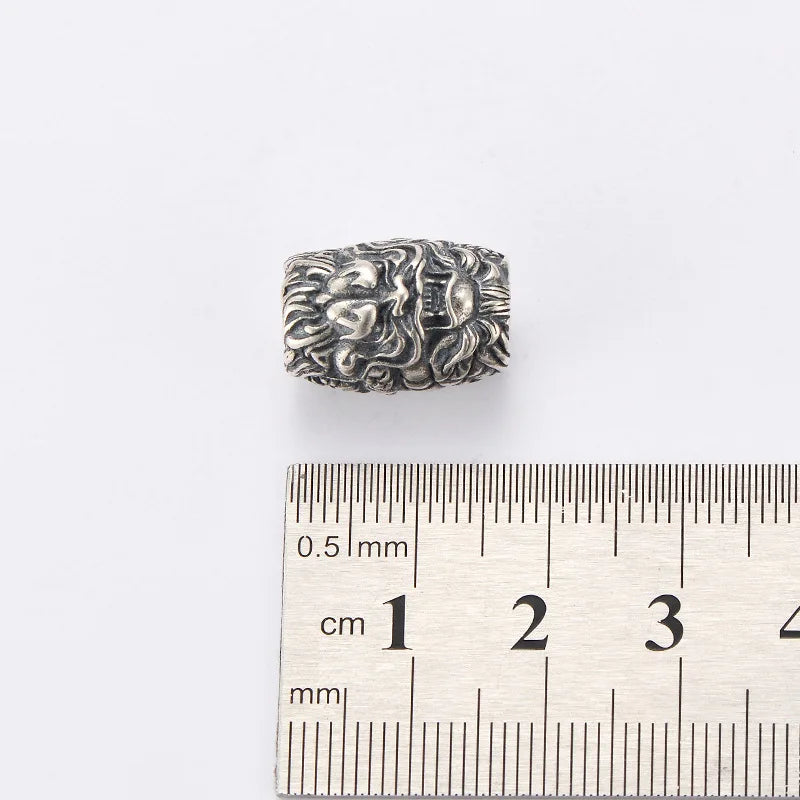 Large Hole Vintage 100% 925 Silver Dragon Beads Sterling Dragon Loose Beads