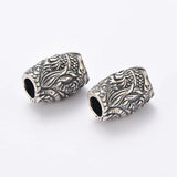 Large Hole Vintage 100% 925 Silver Dragon Beads Sterling Dragon Loose Beads