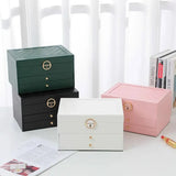 Large Jewelry Storage Box Multi-Layer Organizer For Women