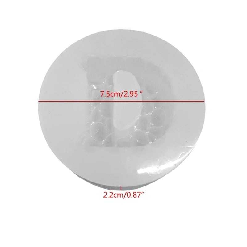Large Letter Resin Mold, Silicone 3D Alphabet Epoxy Mould