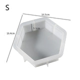 Large Hexagonal Silicone Mould for Preserving Flowers Diy