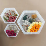Hexagonal Silicone Resin Mould for Preserving Flowers Diy Wedding