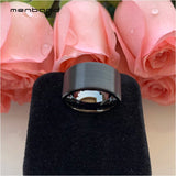 Tungsten Wedding Ring Flat Band Brushed Finish 12MM Comfort Fit