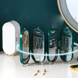 Large Mirror Jewelry Storage Case Organizer